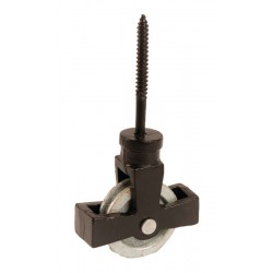 44mm Single Screw Cast Pulley with Cast BZP Wheel