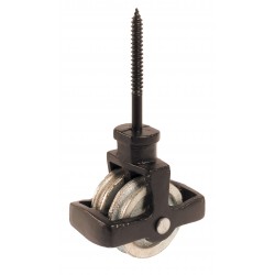 44mm Double Screw Cast Pulley with Cast BZP Wheel