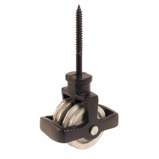44mm Double Screw Cast Pulley with Cast BZP Wheel