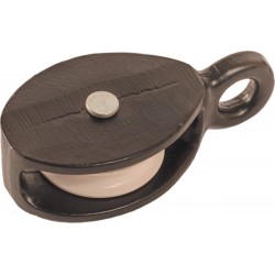 38mm Single Awning Cast Pulley with Nylon Wheel