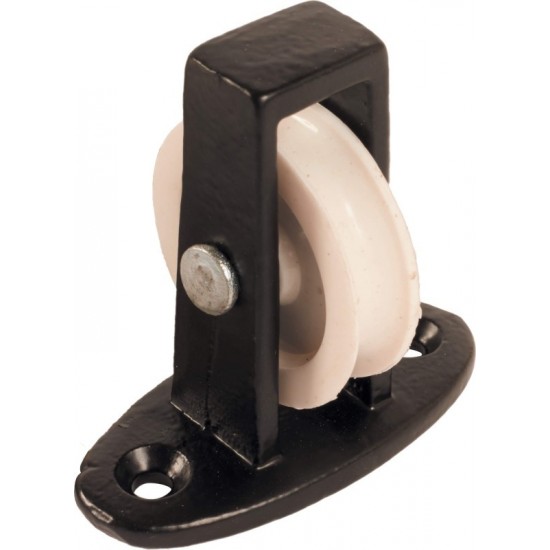 38mm Upright Cast Pulley with Nylon Wheel