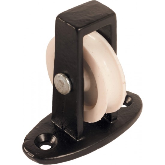 38mm Upright Cast Pulley with Nylon Wheel